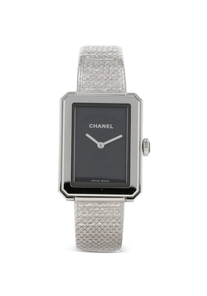 CHANEL Pre-Owned 2020 Boy·Friend 20mm watch - Black