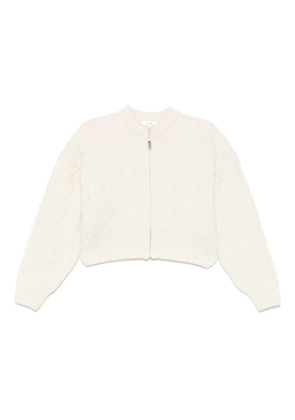 FRAME cable-knit cardigan - Neutrals