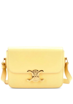 Celine Pre-Owned Triomphe Shoulder Bag Smooth Calfskin Teen crossbody bag - Yellow