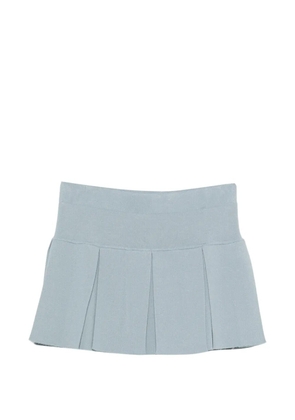 P.A.R.O.S.H. Gonna pleated mini skirt - Blue