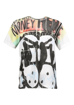 CHITO Transaction SS print T-shirt - White