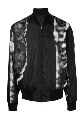 Dunhill printed bomber jacket - Black