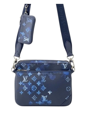 Louis Vuitton Pre-Owned 2021 Monogram Ink Watercolor Trio Messenger crossbody bag - Blue