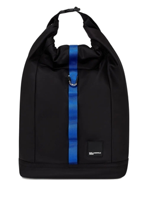 Karl Lagerfeld Jeans roll-top backpack - Black