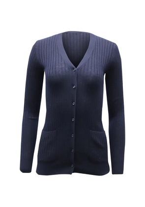 Vince ribbed skinny cardigan - Blue