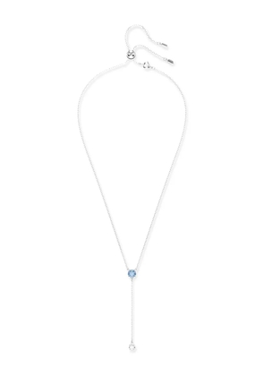 Swarovski Stilla Attract Y crystal-embellished lariat necklace - Silver