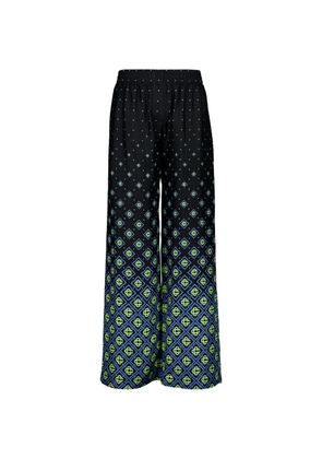 Casablanca monogram palazzo pants - Black
