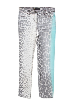 Just Cavalli animal-print trousers - Grey