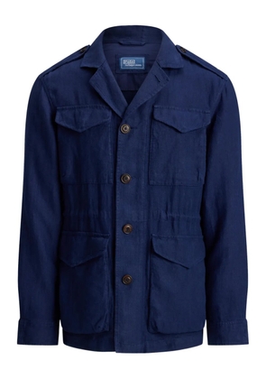 Polo Ralph Lauren herringbone button field jacket - Blue