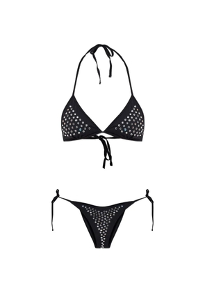 PARAMIDONNA Livia crystal-embellished two-piece bikini - Black