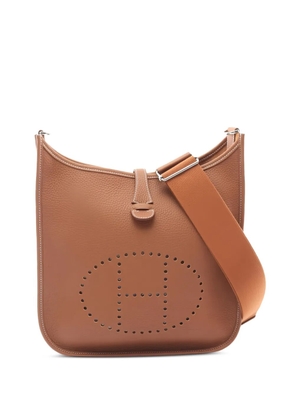 Hermès Pre-Owned PM Evelyn 3 leather shoulder bag - Brown