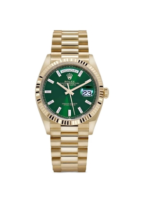 Rolex 2025 Day-Date fluted bezel 36mm watch - Gold