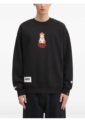 AAPE BY *A BATHING APE® graphic-print sweatshirt - Black