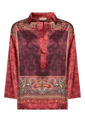 Pierre-Louis Mascia paisley-print blouse - Red