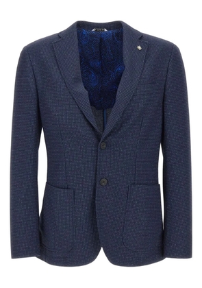 Manuel Ritz single-breasted blazer - Blue