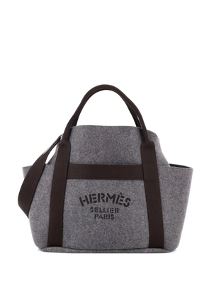 Hermès Pre-Owned Sac De Pansage Groom Handbag Felt shoulder bag - Brown