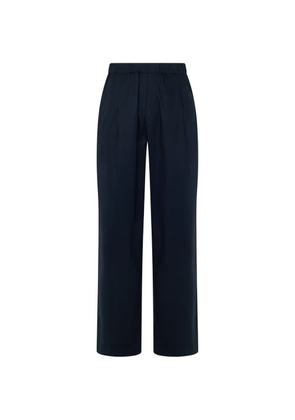 Laneus detail-embroidered trousers - Blue