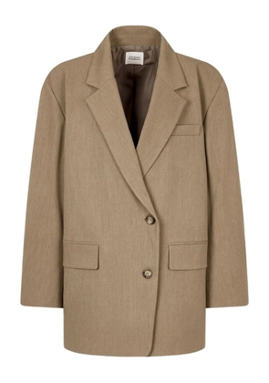 TOMBOY single-breasted pocket blazer - Brown