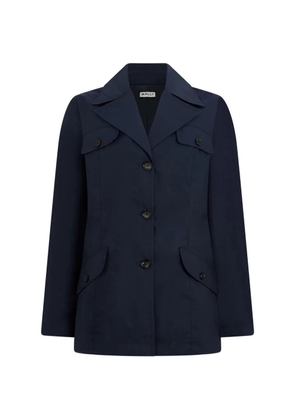 Bally belt-detail trench coat - Blue