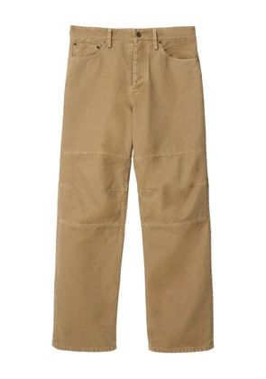 Burberry five-pocket Equestrian Knight trousers - Brown