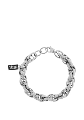 Diesel chain tag bracelet - Silver