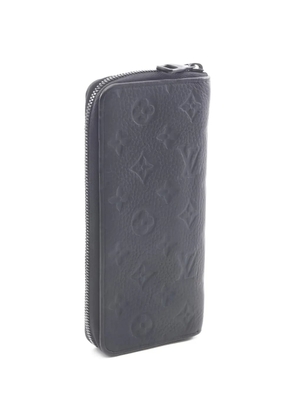 Louis Vuitton Pre-Owned 2021s monogram leather zip-closure wallet - Black