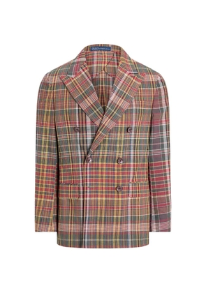 Polo Ralph Lauren double-breasted checked jacket - Red