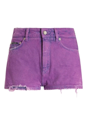 Dolce & Gabbana DNA cotton shorts - Purple