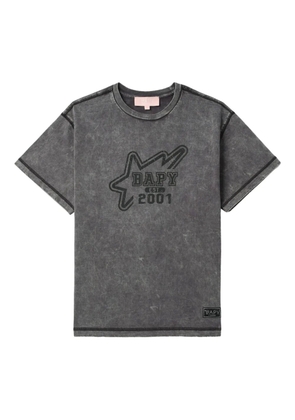 A BATHING APE® logo-print cotton t-shirt - Grey