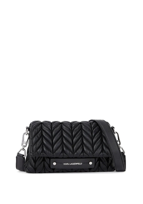 Karl Lagerfeld K/Weave cross body bag - Black