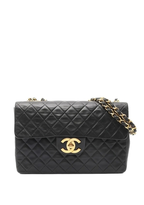 CHANEL Pre-Owned 1991 Deca chain-strap shoulder bag - Black