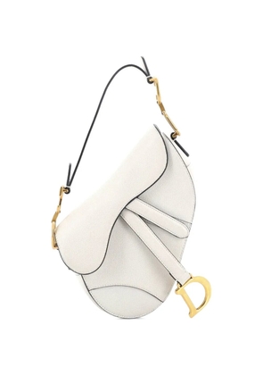 Christian Dior Pre-Owned Saddle Handbag Leather Mini shoulder bag - White
