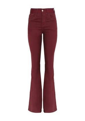 Lethicia Bronstein flare high-waisted jeans - Red