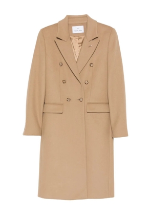 Manuel Ritz double-breasted wool-blend coat - Neutrals