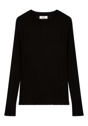 TOMBOY ribbed long-sleeve sweater - Black