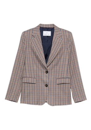 Manuel Ritz check-print blazer - Brown