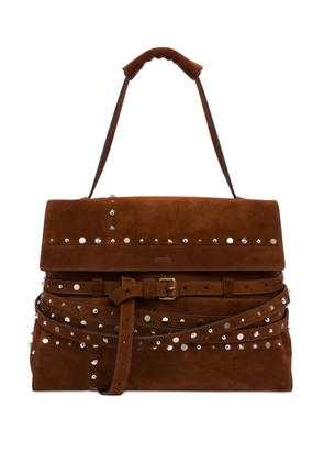Moschino Tie Me tote bag - Brown
