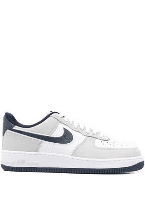 Nike logo leather trainers - Grey