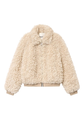 MARANT ÉTOILE Tayma ribbed jacket - Neutrals