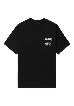 We11done bear-logo cotton T-shirt - Black