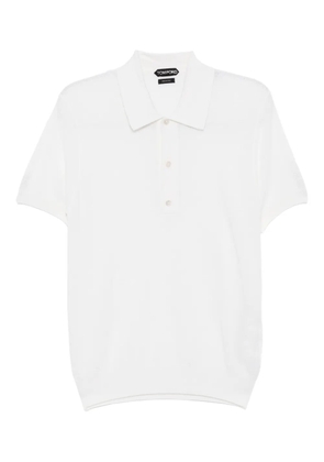 TOM FORD knit polo shirt - White