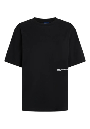Karl Lagerfeld Jeans logo-print T-shirt - Black