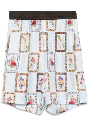 Pierre-Louis Mascia silk shorts - Blue