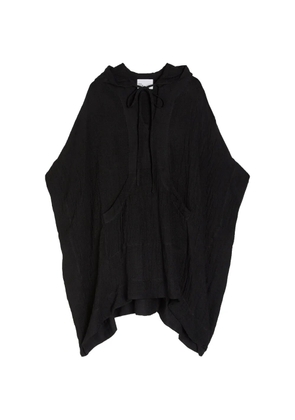 Lisa Marie Fernandez Beach Poncho hooded poncho - Black