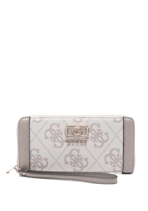 GUESS USA log-plaque wallet - Grey