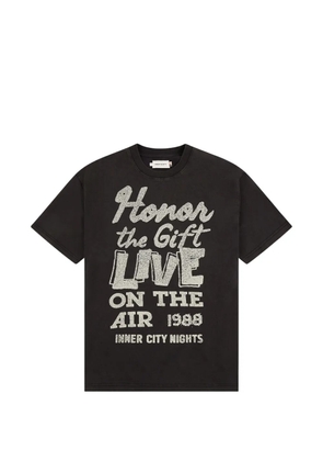 Honor The Gift Live On The Air crew-neck T-shirt - Black