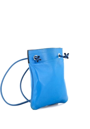 Hermès Pre-Owned Aline Bag Milo Lambskin and Swift Mini crossbody bag - Blue