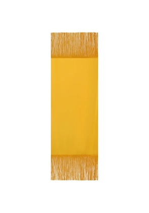Taller Marmo Patty Stole fringe-hem scarf - Yellow
