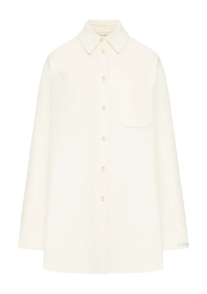 Sportmax double-faced wool shirt - Neutrals