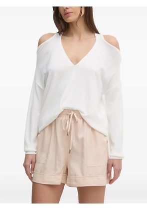 Gaudi V-neck top - White